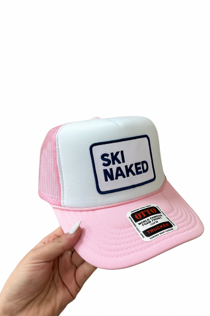 "Ski Naked" Trucker Hat – Finley's Boutique