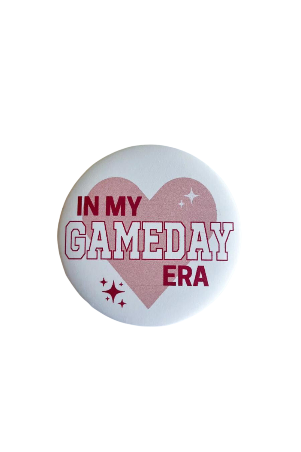 Gameday Era Button - Crimson