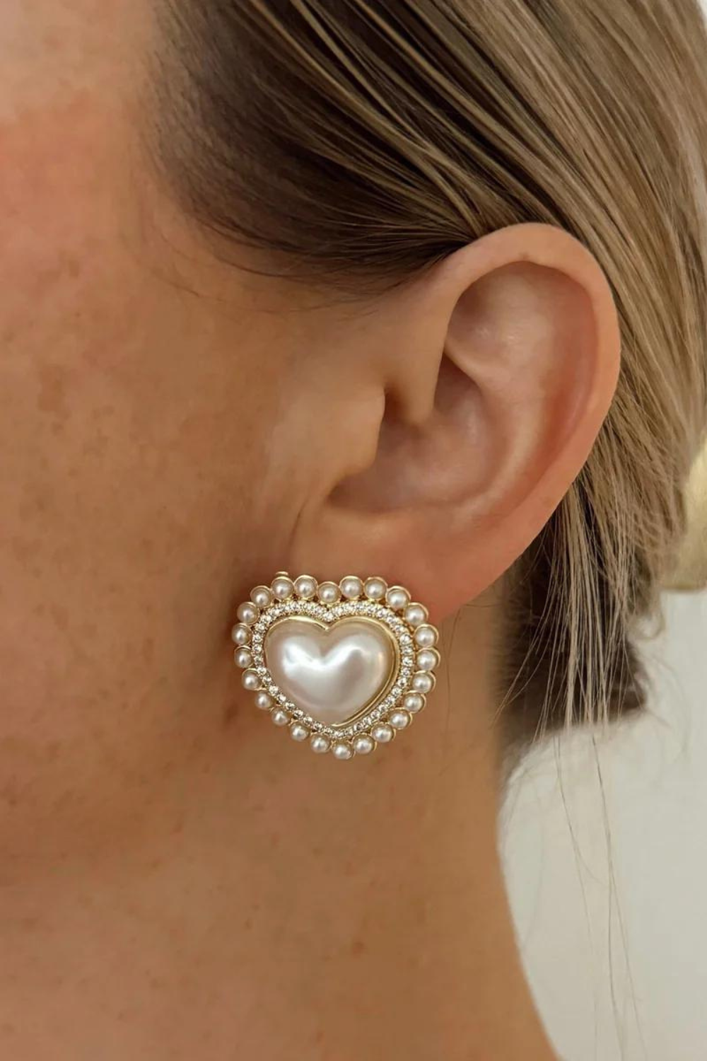 Ainslee Heart Studs