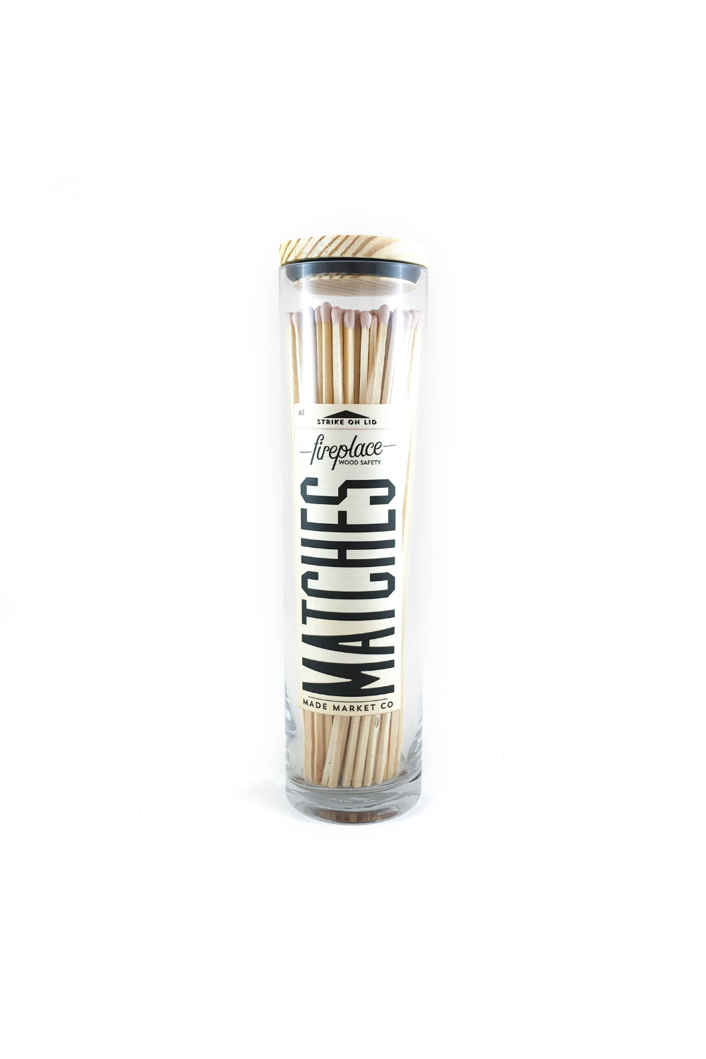Light Pink Vintage Apothecary Fireplace Matches