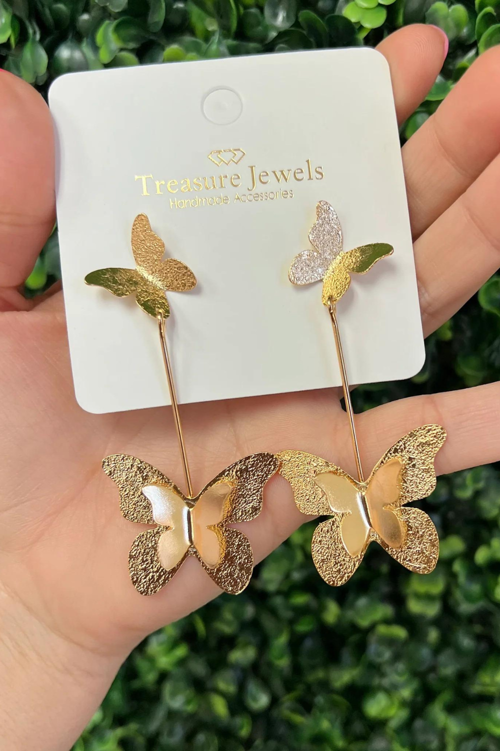 Double Butterfly Earrings