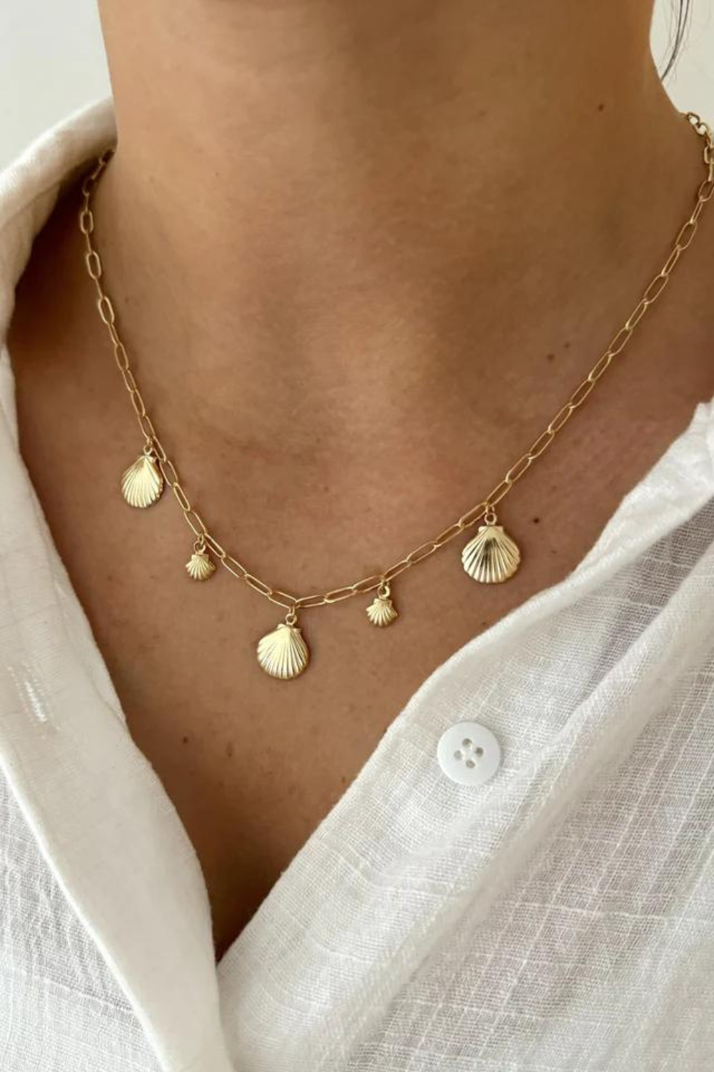 Five Shell Necklace
