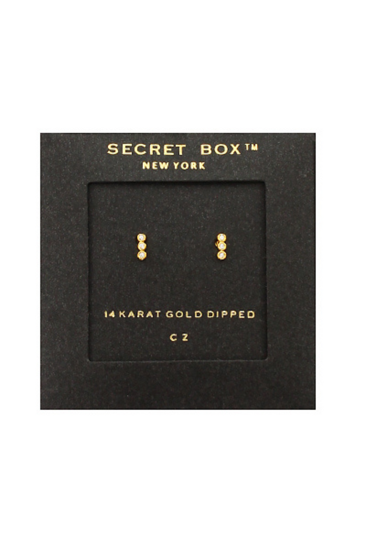 3 Piece Bar Earrings