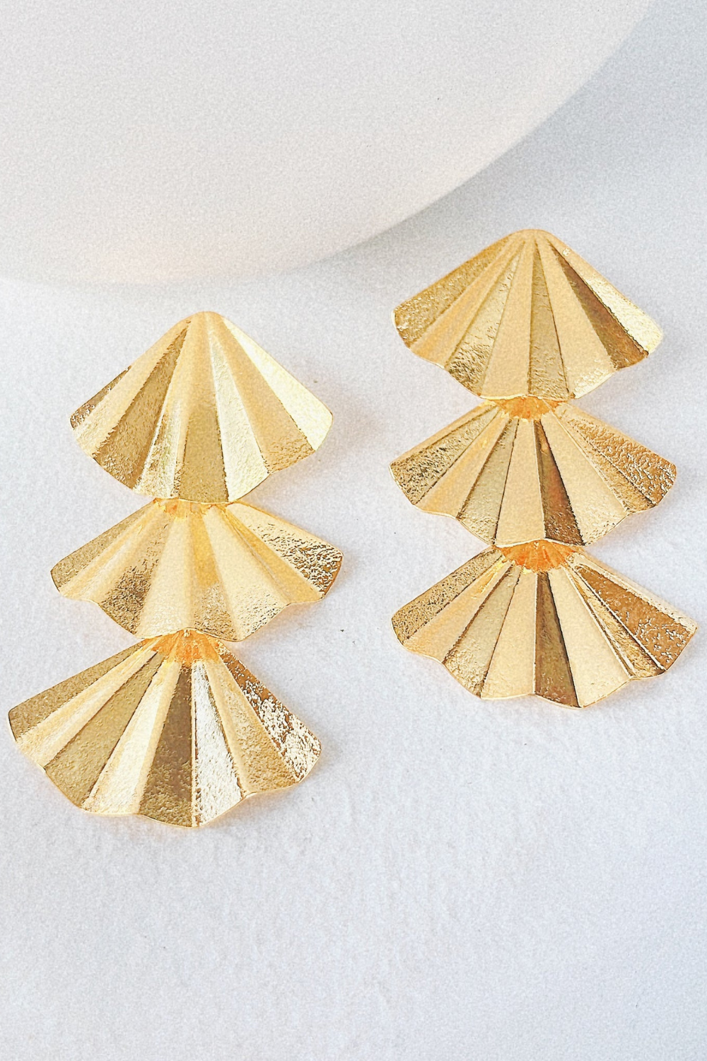 Triple Abanico Earrings