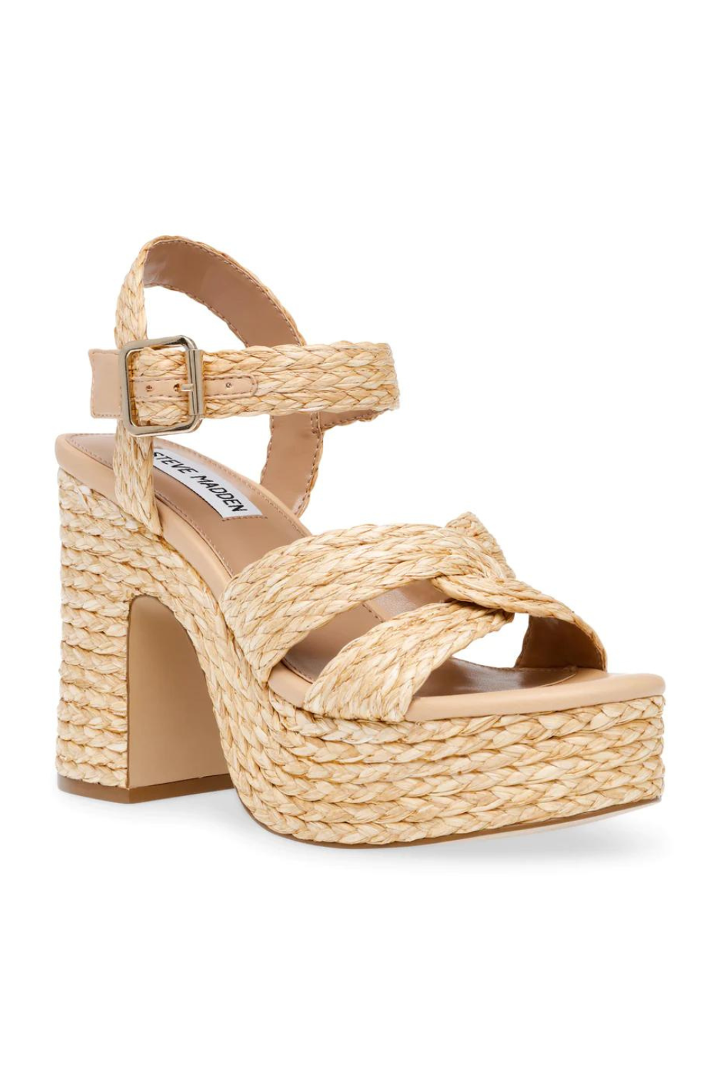 Steve Madden Carisma Raffia Platform Sandals – Finley's Boutique