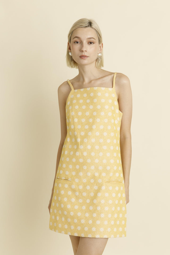 Daisy Jacquard Mini Dress