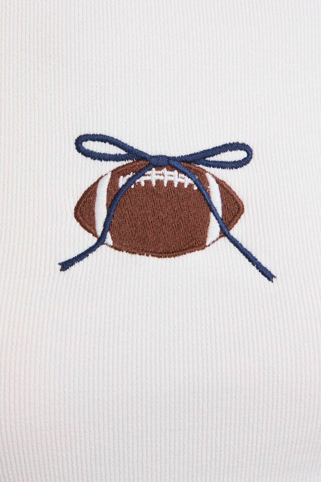 Gameday Navy Bow Tee
