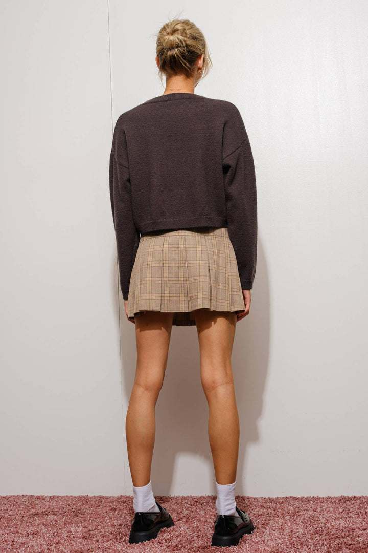 Charcoal Mandy Martini Sweater