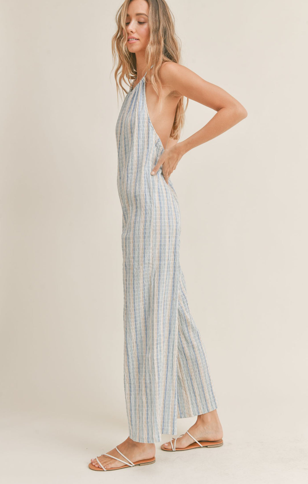 Newport Beach Halter Jumpsuit