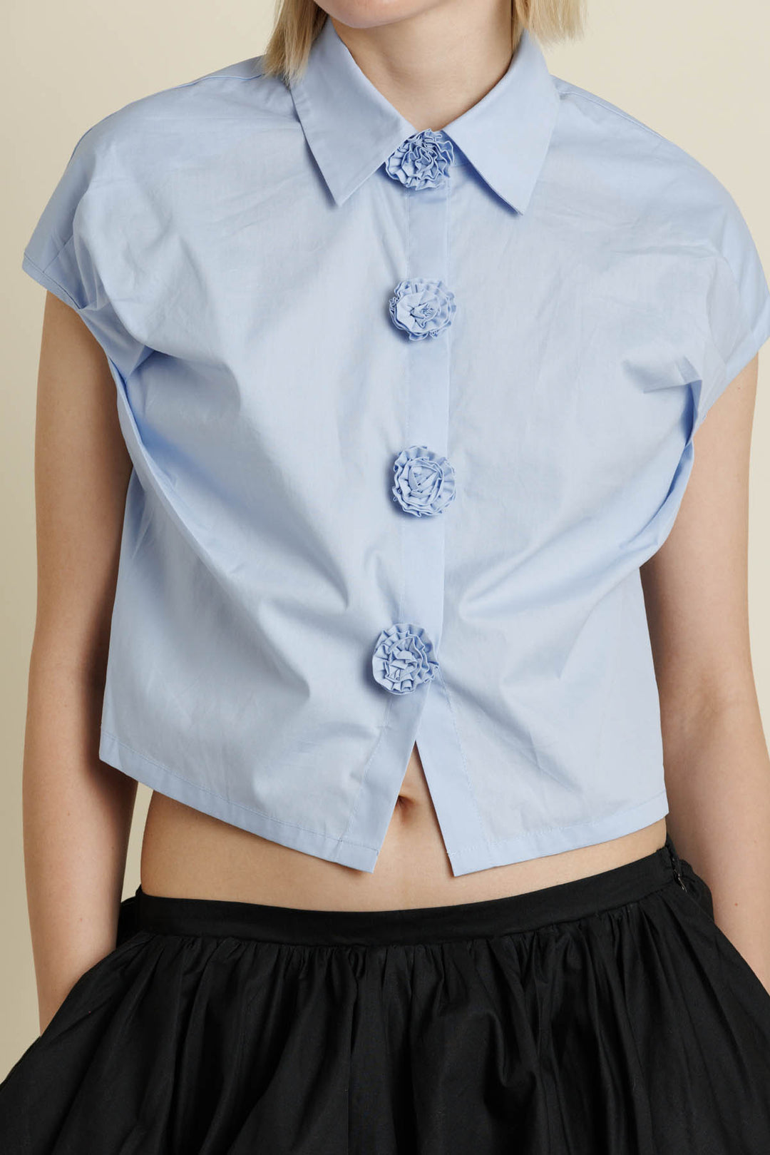Blue Petal Pop Top