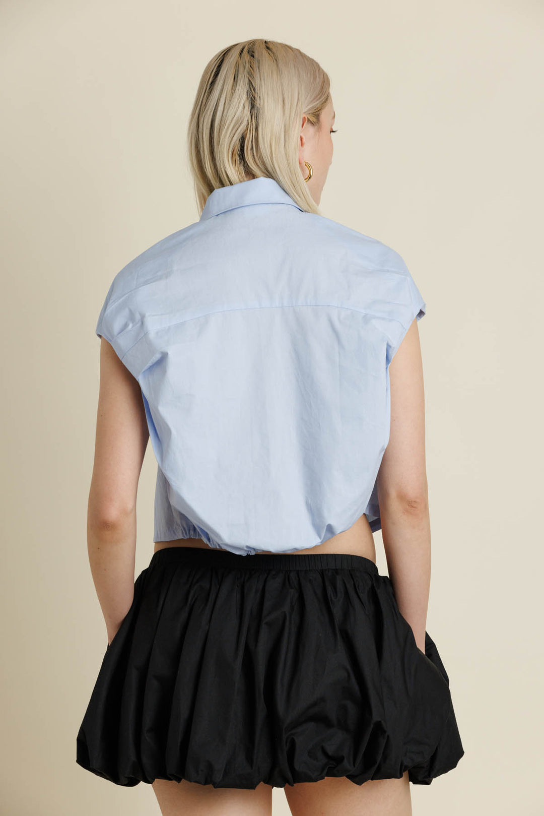 Blue Petal Pop Top