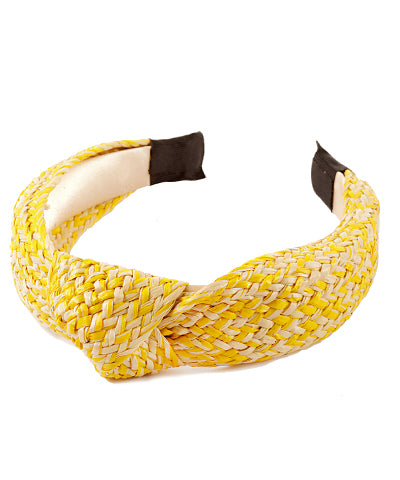 Two Tone Knotted Rattan Headband