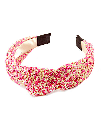 Two Tone Knotted Rattan Headband