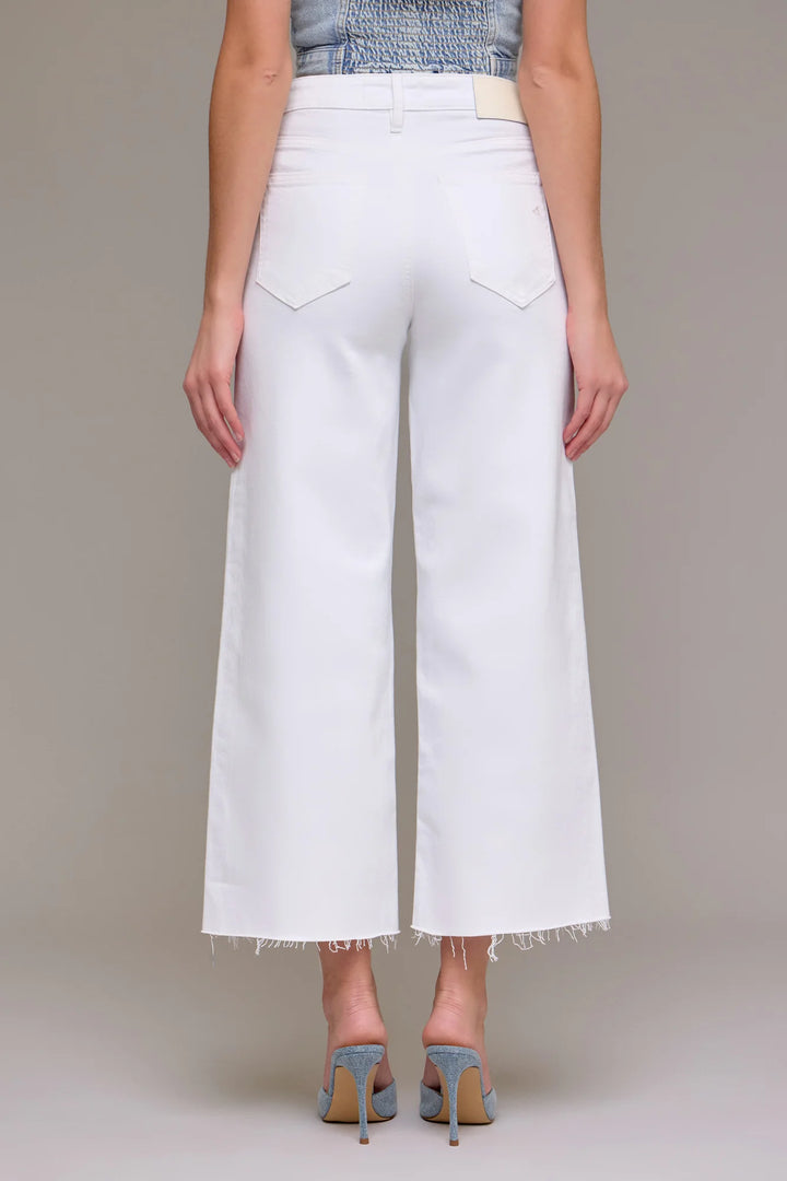 Nori White Clean Cropped Wideleg