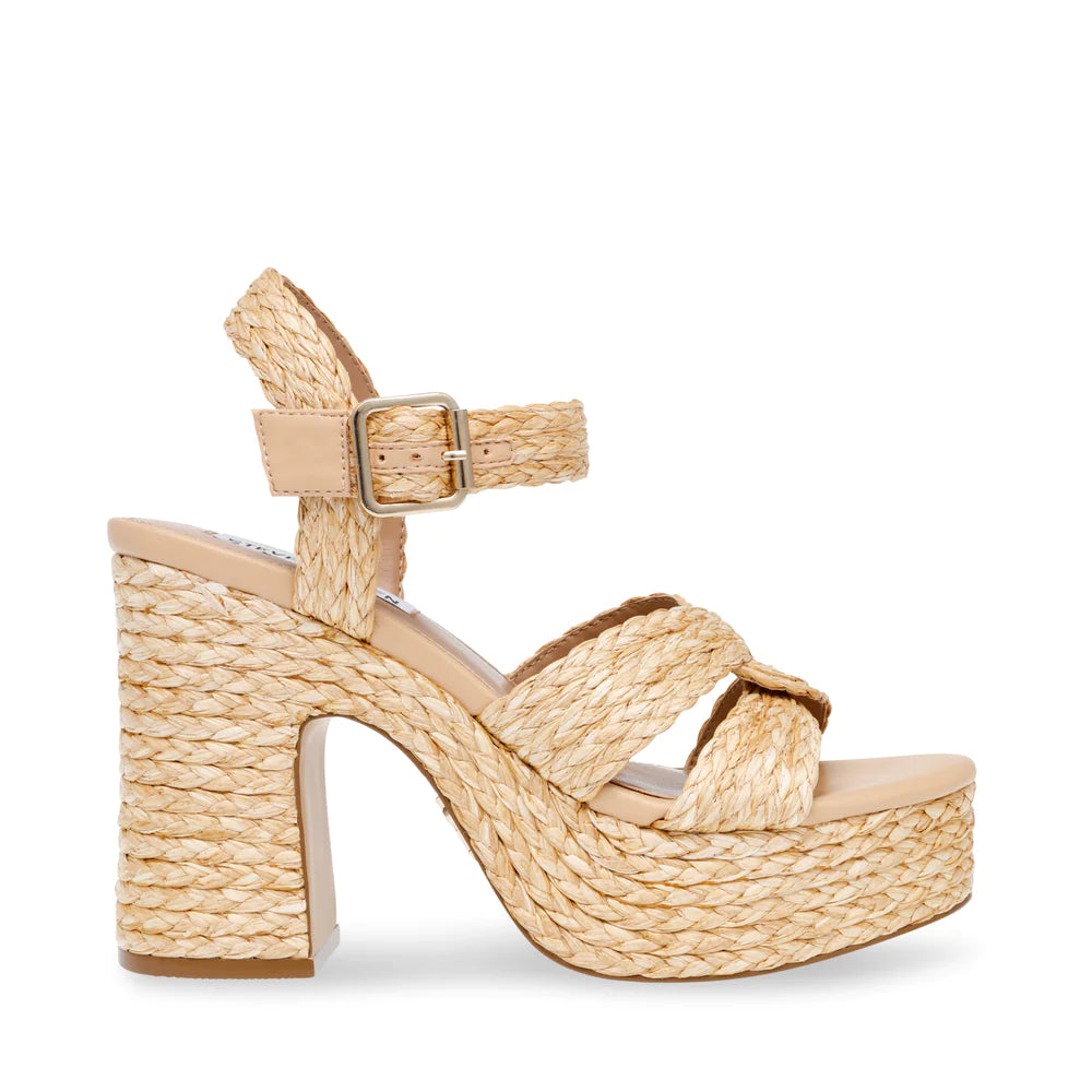Steve Madden Carisma Raffia Platform Sandals