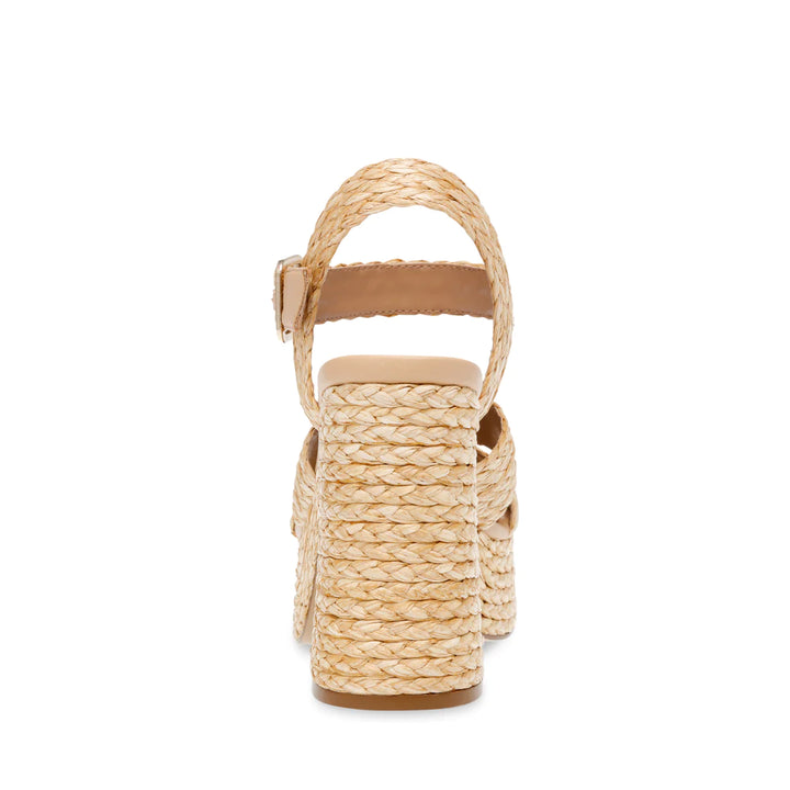 Steve Madden Carisma Raffia Platform Sandals