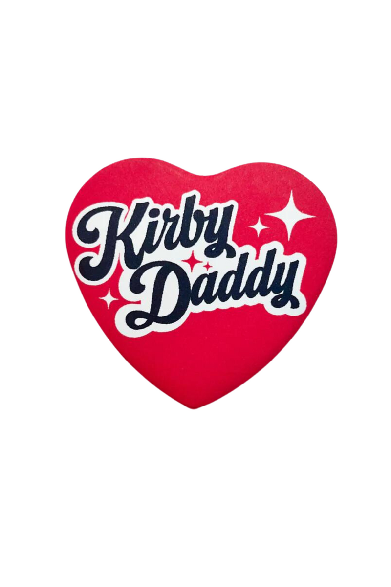 Kirby Daddy Heart Button – Finley's Boutique