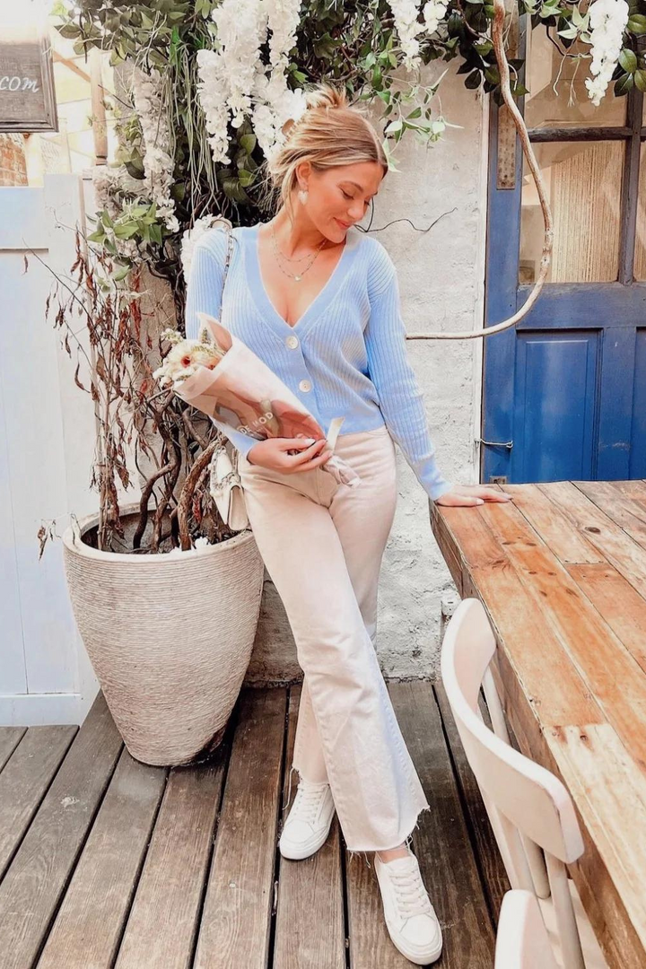 Noah Cropped Ribbed Sweater