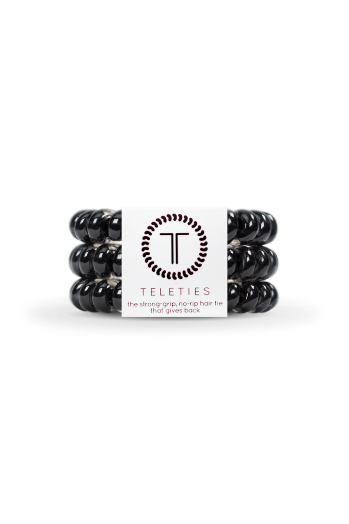 Jet Black Large Teleties