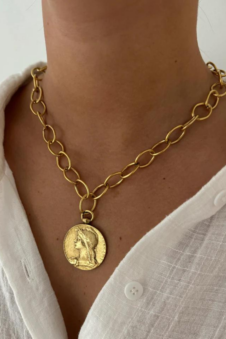 Athens Coin Necklace