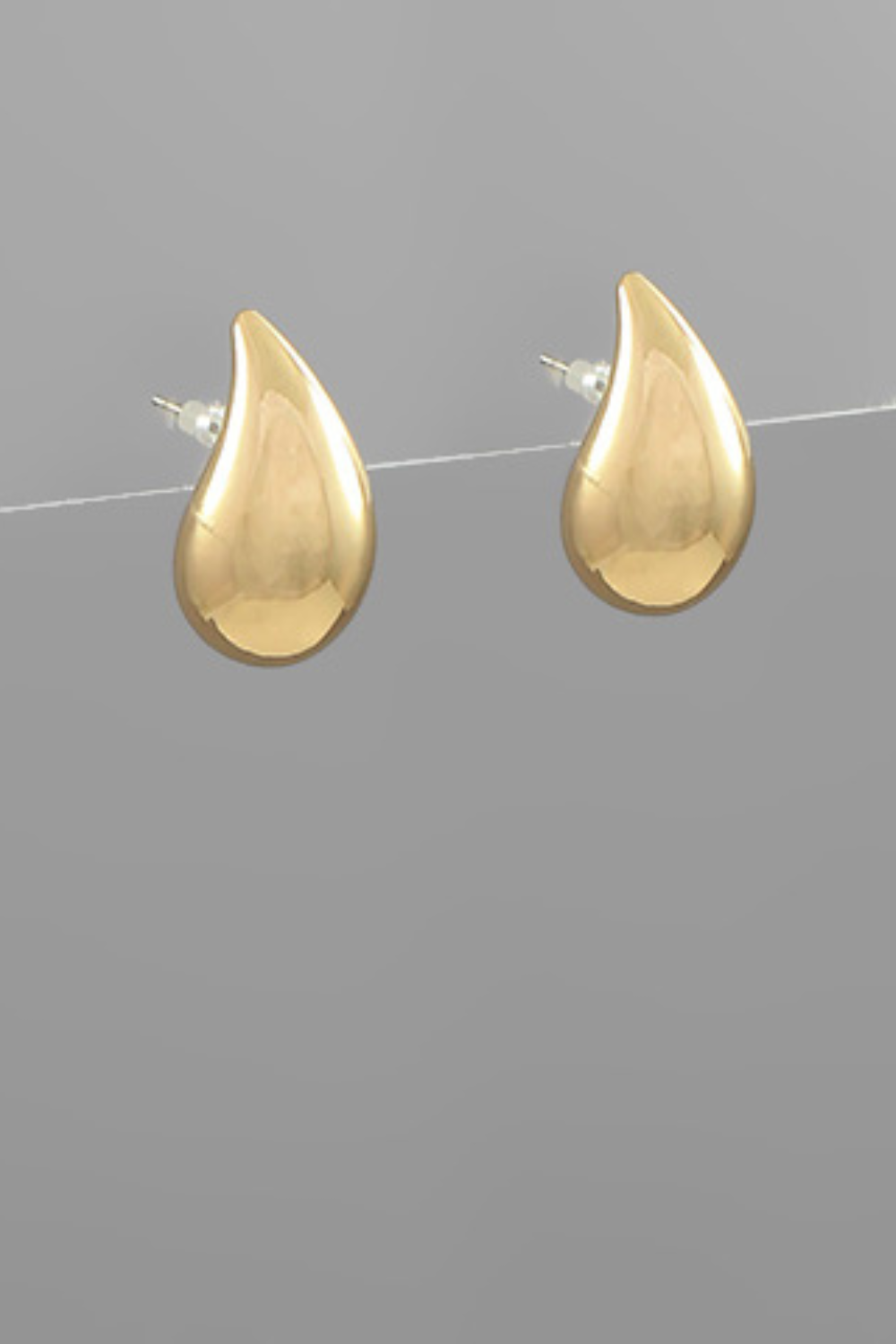 Teardrop Stud Earrings