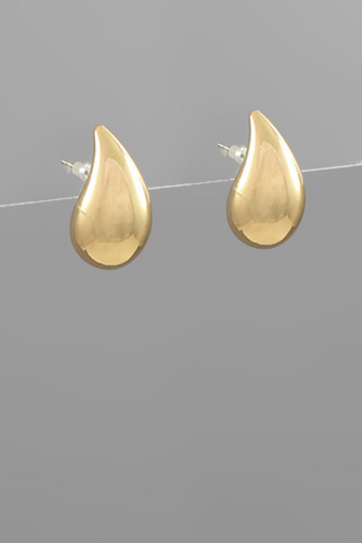 Teardrop Stud Earrings