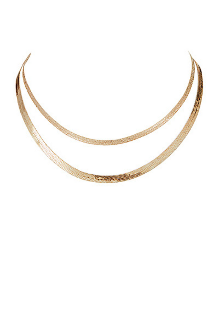 Snake Chain Layered Necklace
