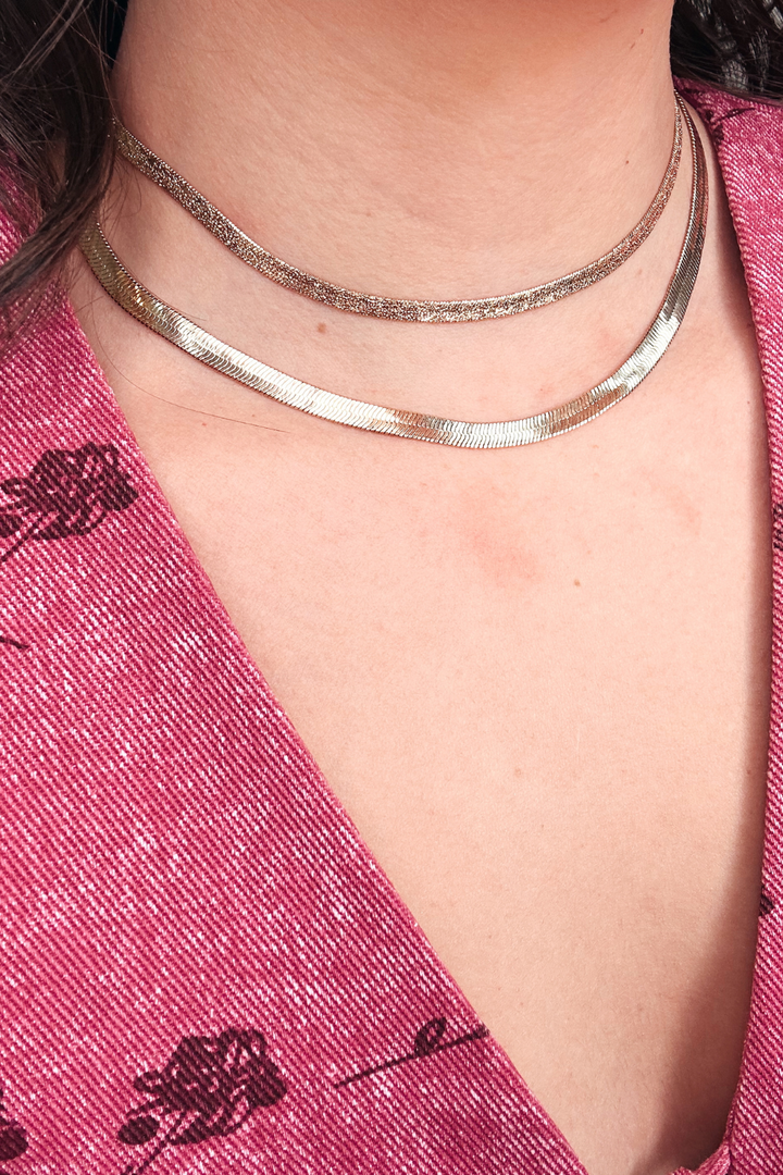Snake Chain Layered Necklace