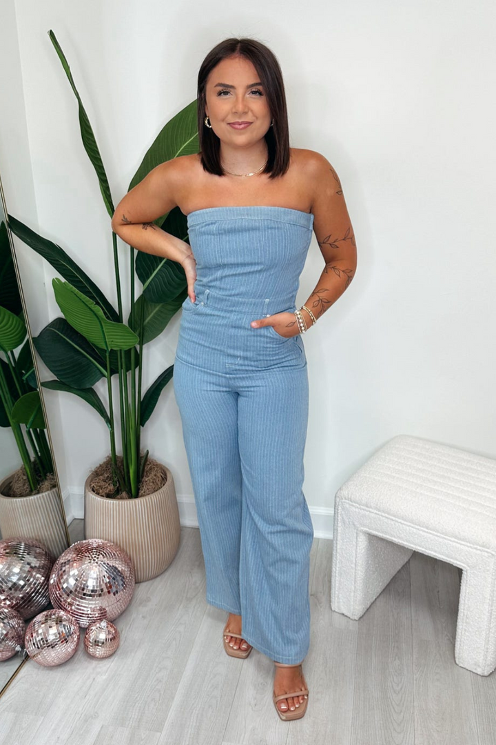 Locals Only Denim Jumpsuit