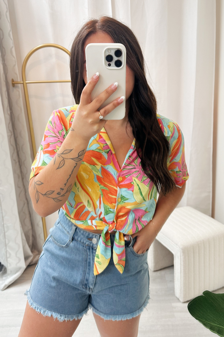 Girl From Rio Tie Front Shirt