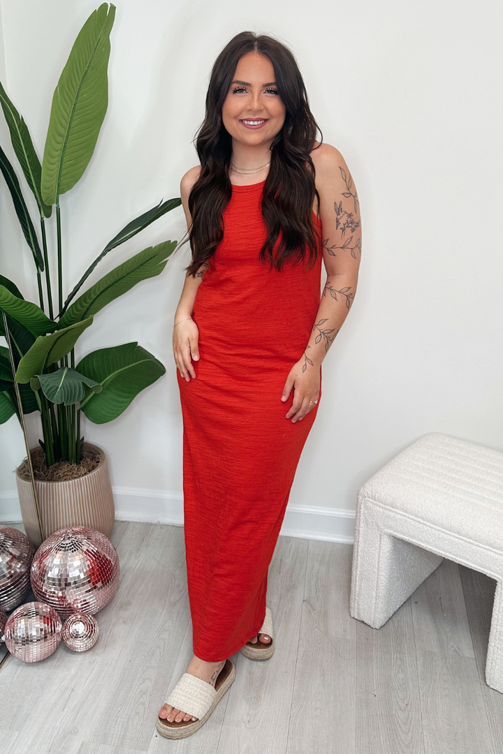 Mystic Textured Midi Dress