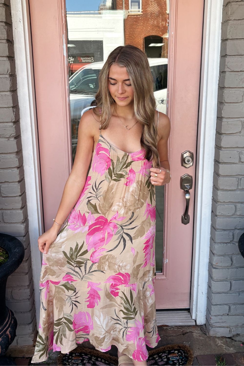 Benson Tropical Maxi Dress