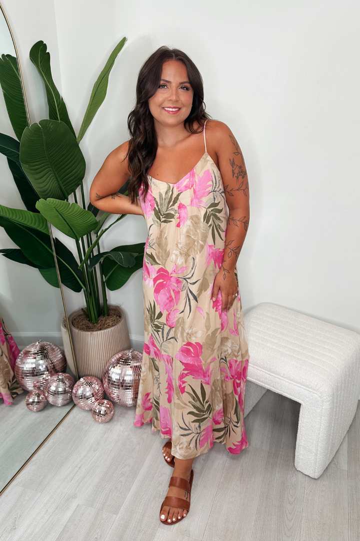 Benson Tropical Maxi Dress