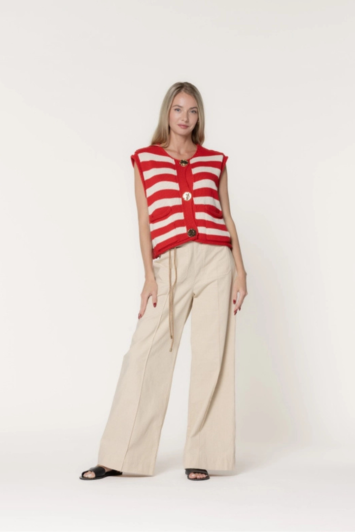 Striped Sweater Vest