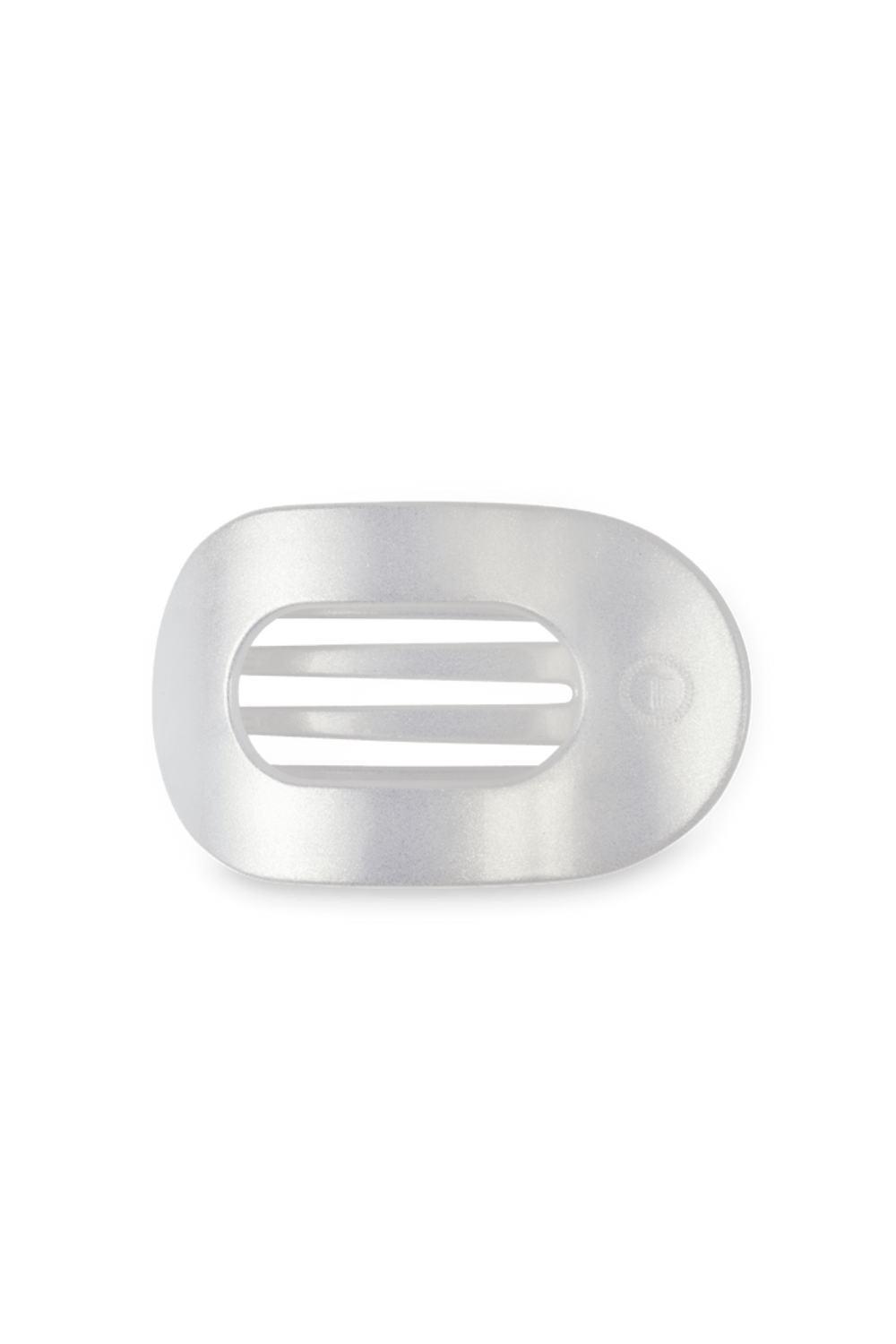 Mother of Pearl Medium Flat Round Clip