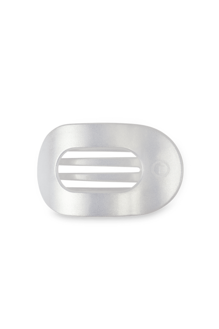 Mother of Pearl Medium Flat Round Clip