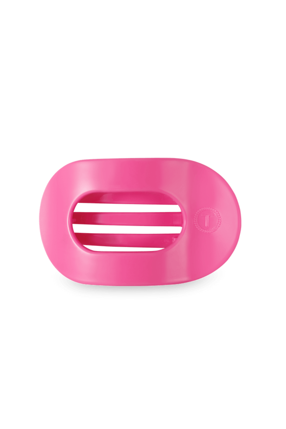 Paradise Pink Medium Flat Round Clip
