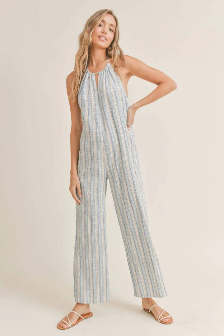 Newport Beach Halter Jumpsuit