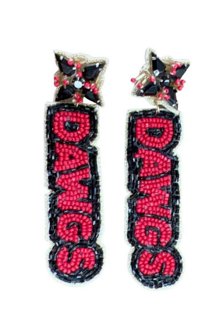 Dawgs Beaded Earrings