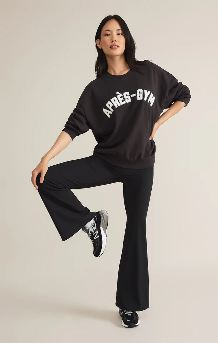Apres-Gym Relaxed Fleece Sweatshirt