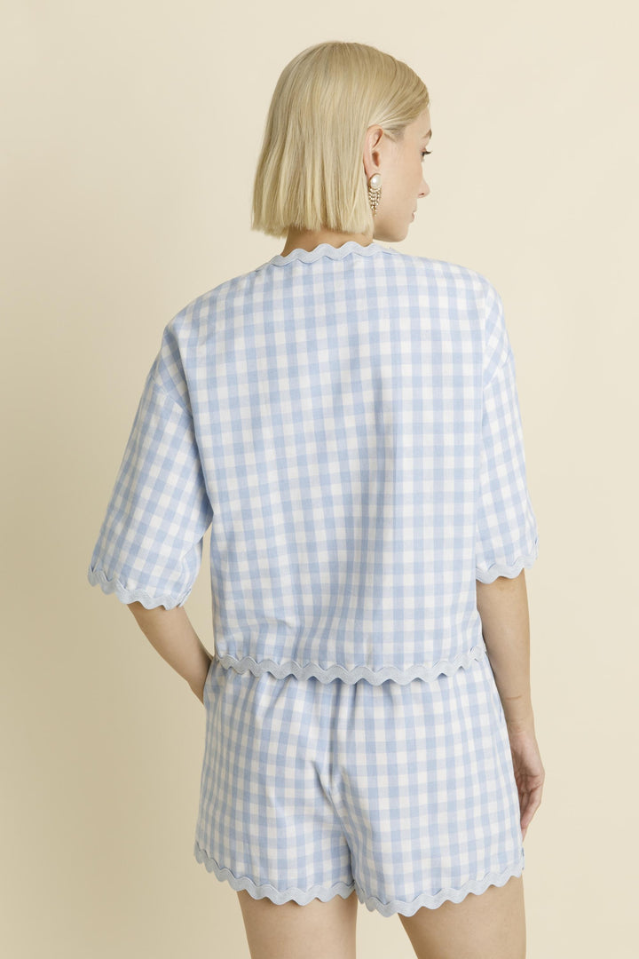Ric Rac Gingham Shorts