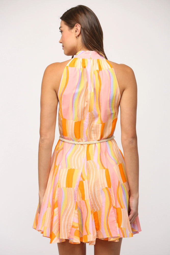 Allison Halter Mini Dress