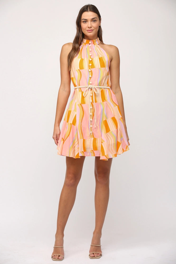 Allison Halter Mini Dress