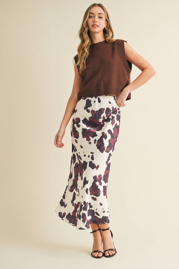 Bold Moves Open-Back Knit Vest