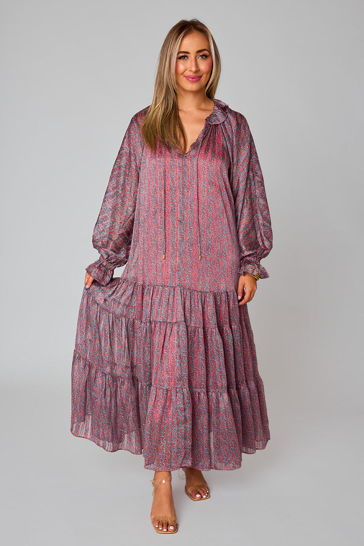 Greta Forget Me Not Maxi Dress
