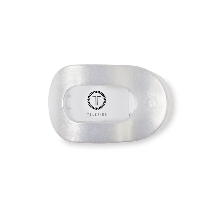 Mother of Pearl Medium Flat Round Clip