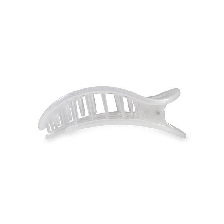 Mother of Pearl Medium Flat Round Clip