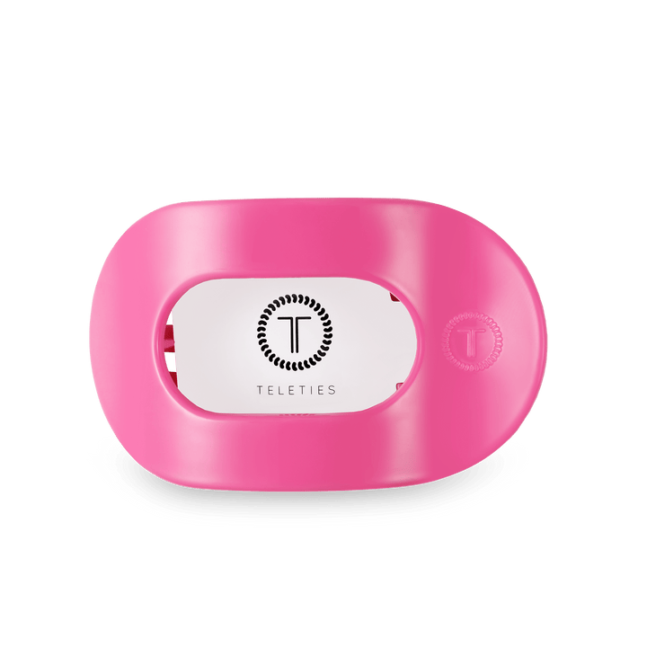 Paradise Pink Medium Flat Round Clip