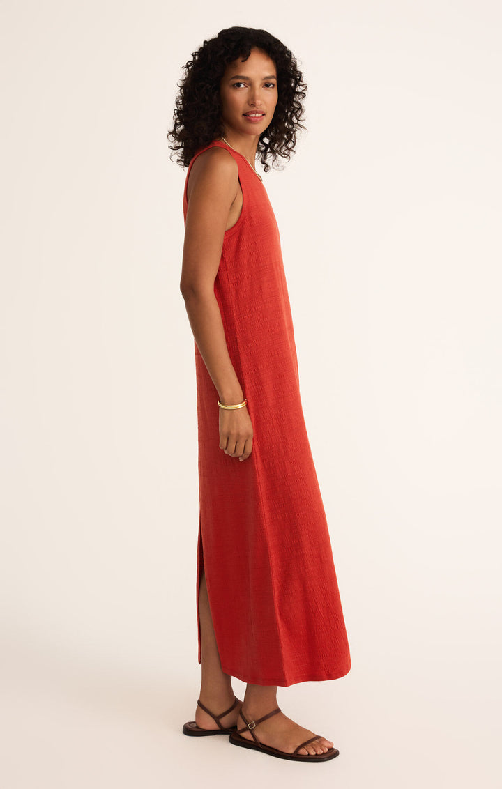 Mystic Textured Midi Dress