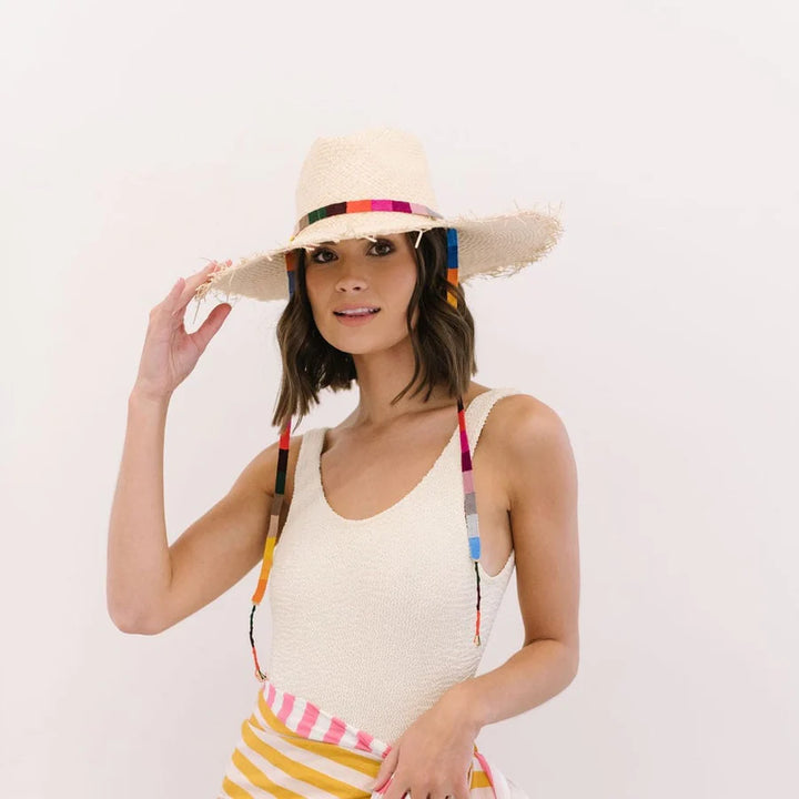 Sunshine Tienda Rosita Wide Brimmed Palm Hat